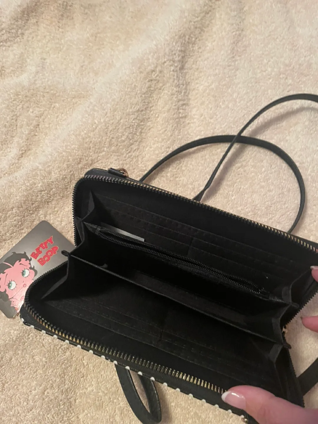 Betty Boop Polka Dot Crossbody Bag image indicator(4)