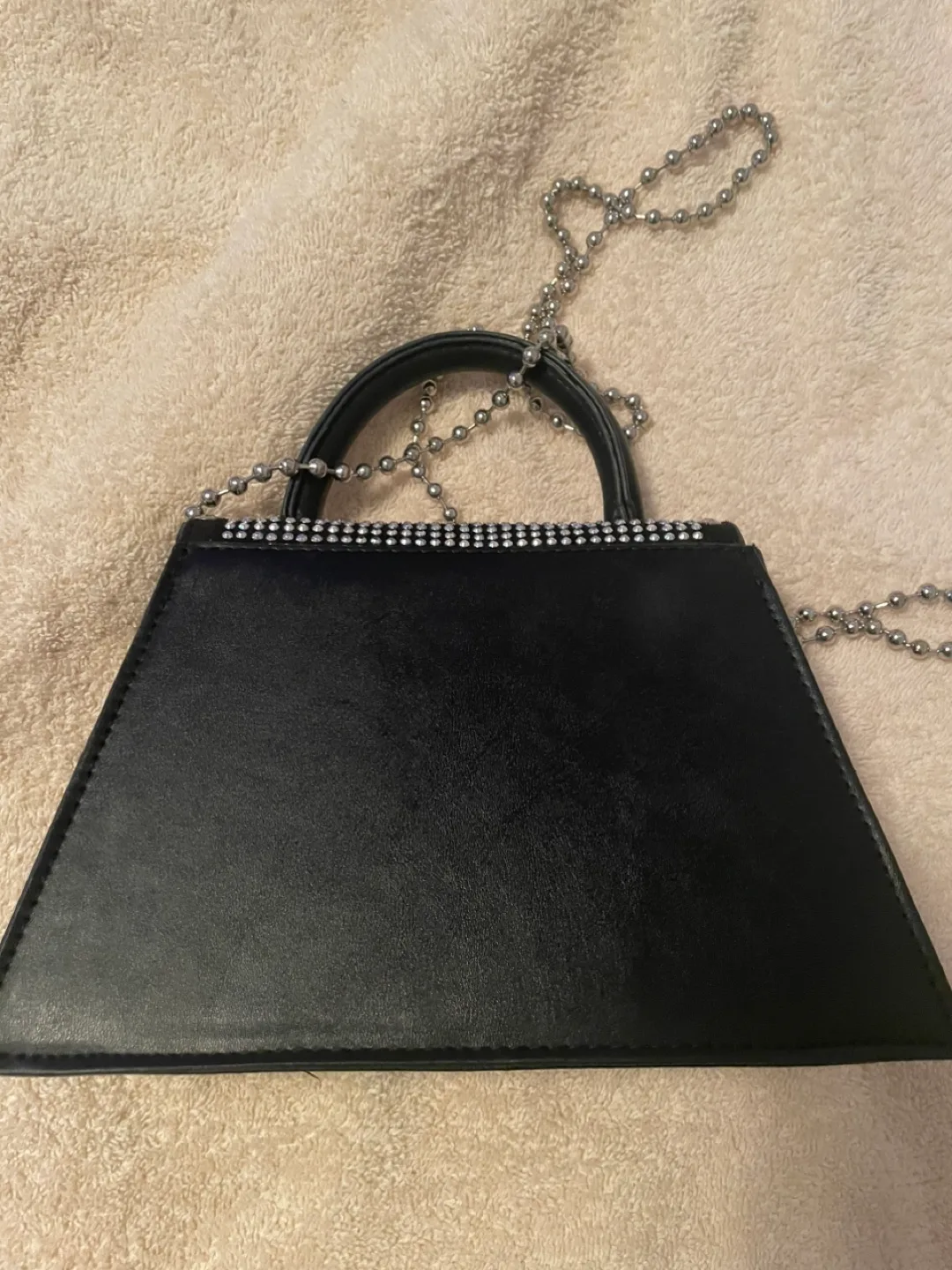 Studded Black Handbag image indicator(2)