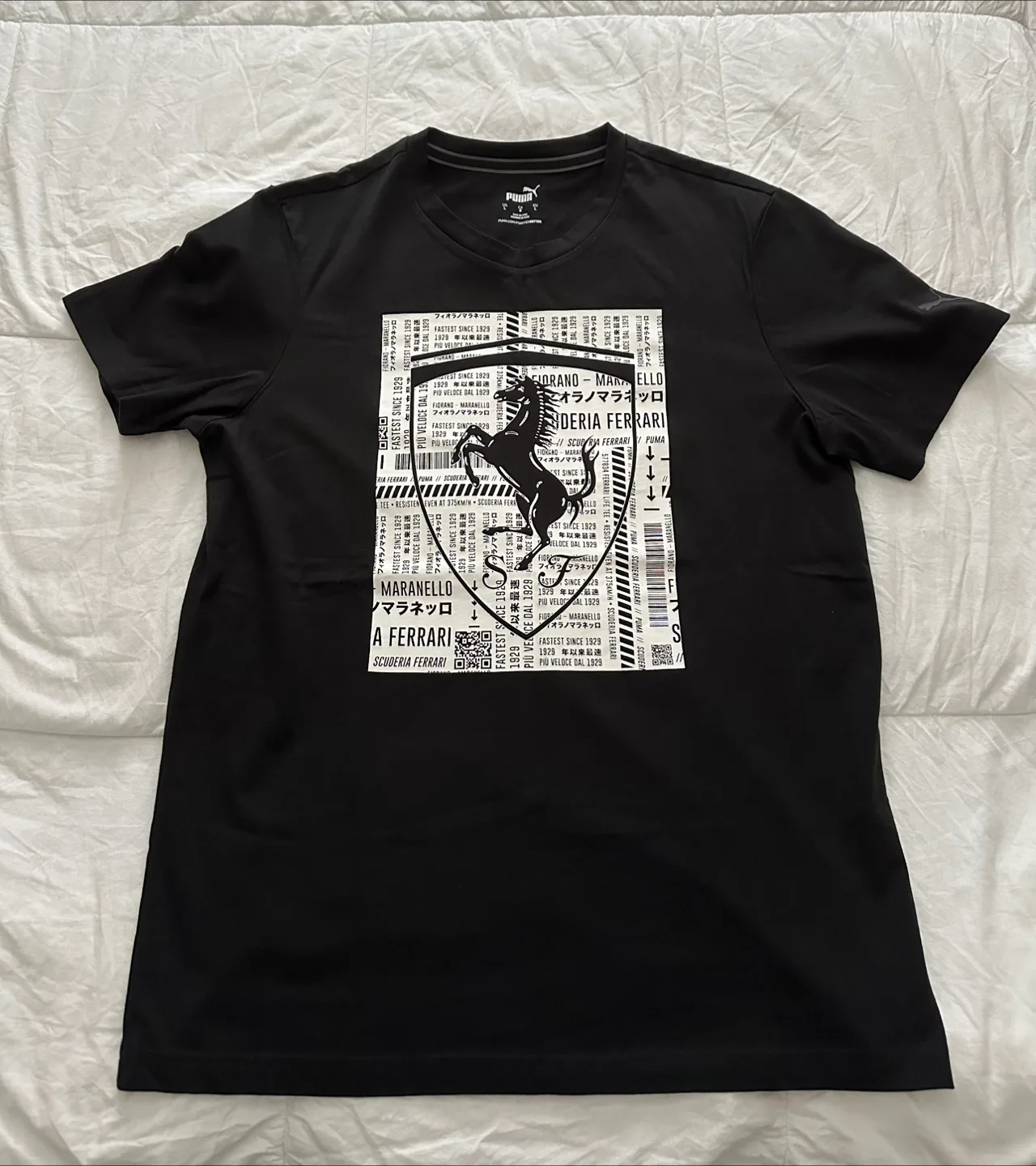 Puma Scuderia Ferrari Black T-shirt (L) thumbnail
