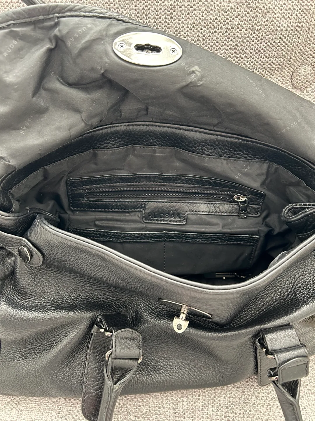 Rudsak Black Leather Handbag image indicator(3)