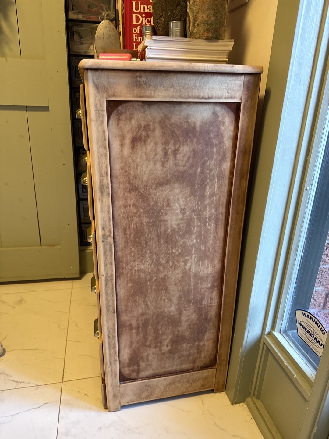 Vintage Wooden 5-Drawer Dresser - photo 4