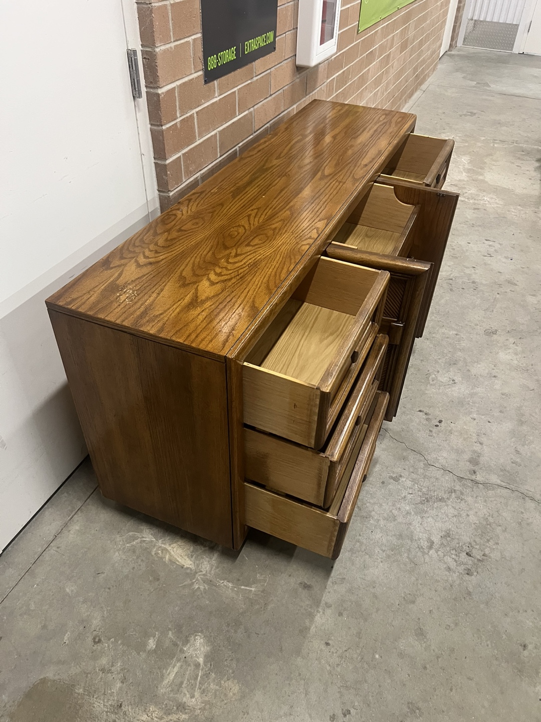 Wooden Dresser with 9 Drawers - photo 2