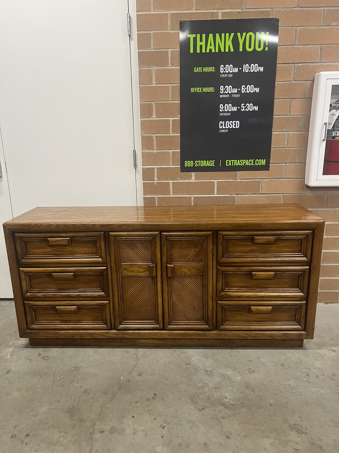 Wooden Dresser with 9 Drawers - photo 5