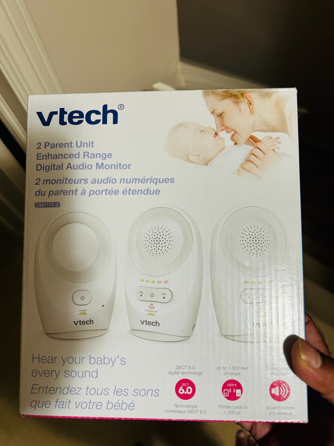 VTech DM1111-2 Enhanced Range Baby Monitor