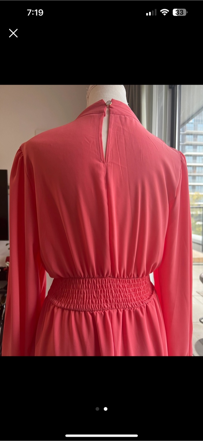 Long Sleeve pink Dress - photo 2
