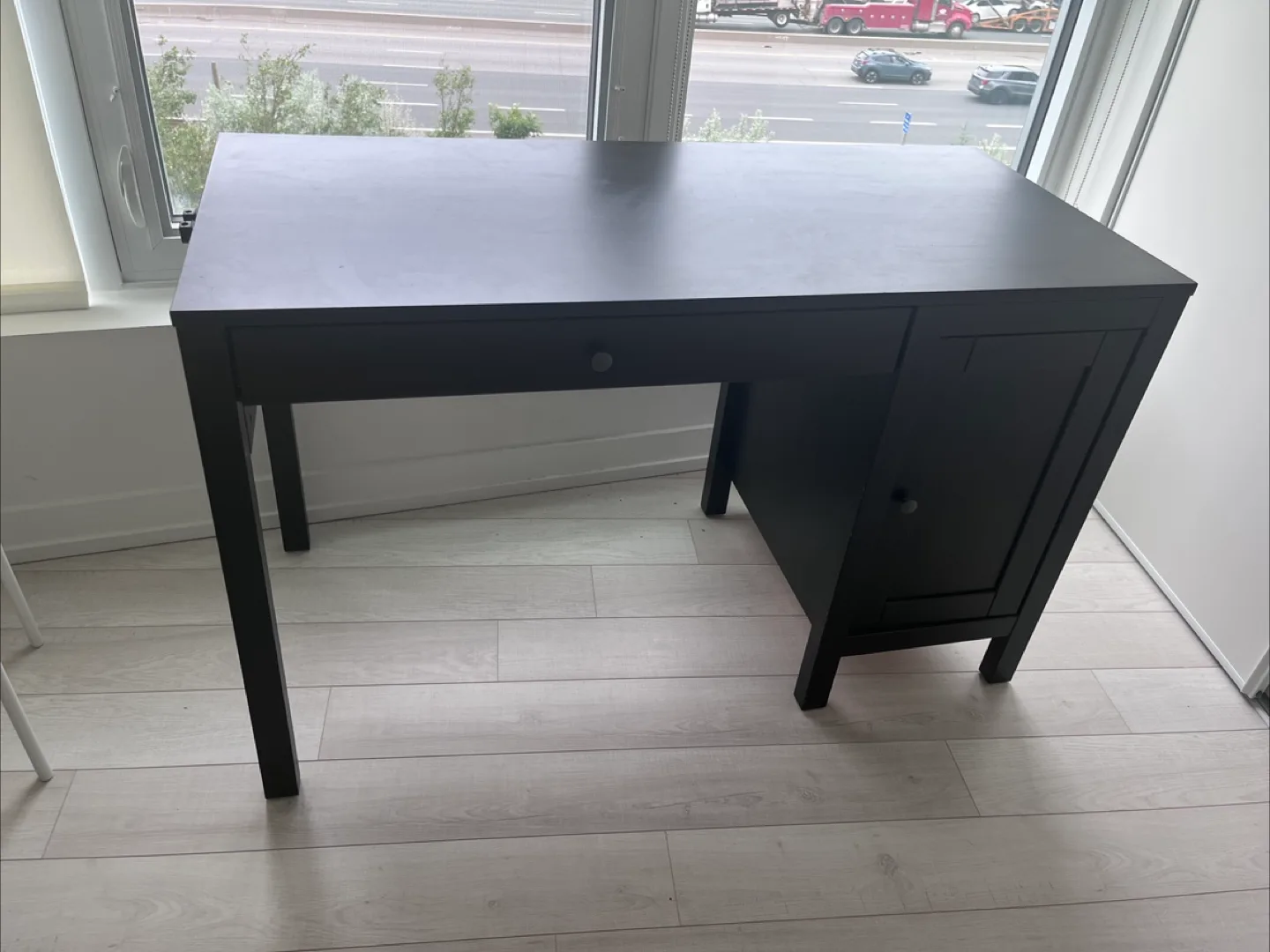 IKEA HEMNES Desk – Black-Brown thumbnail
