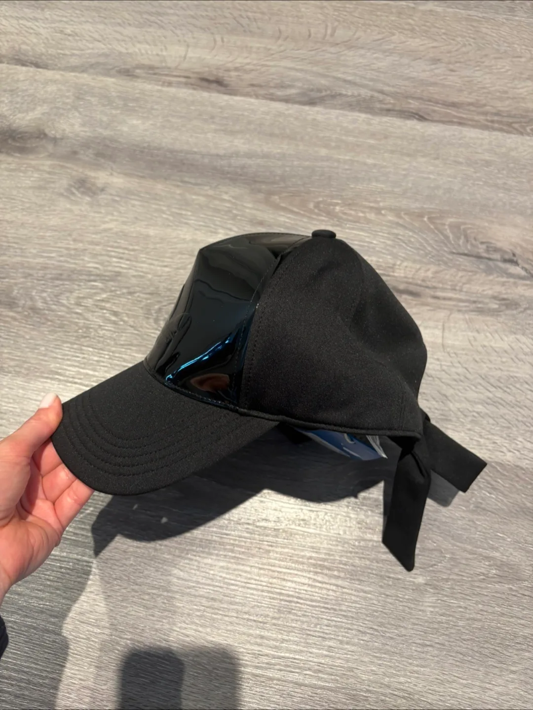 New Adidas Black Cap with Bow image indicator(2)