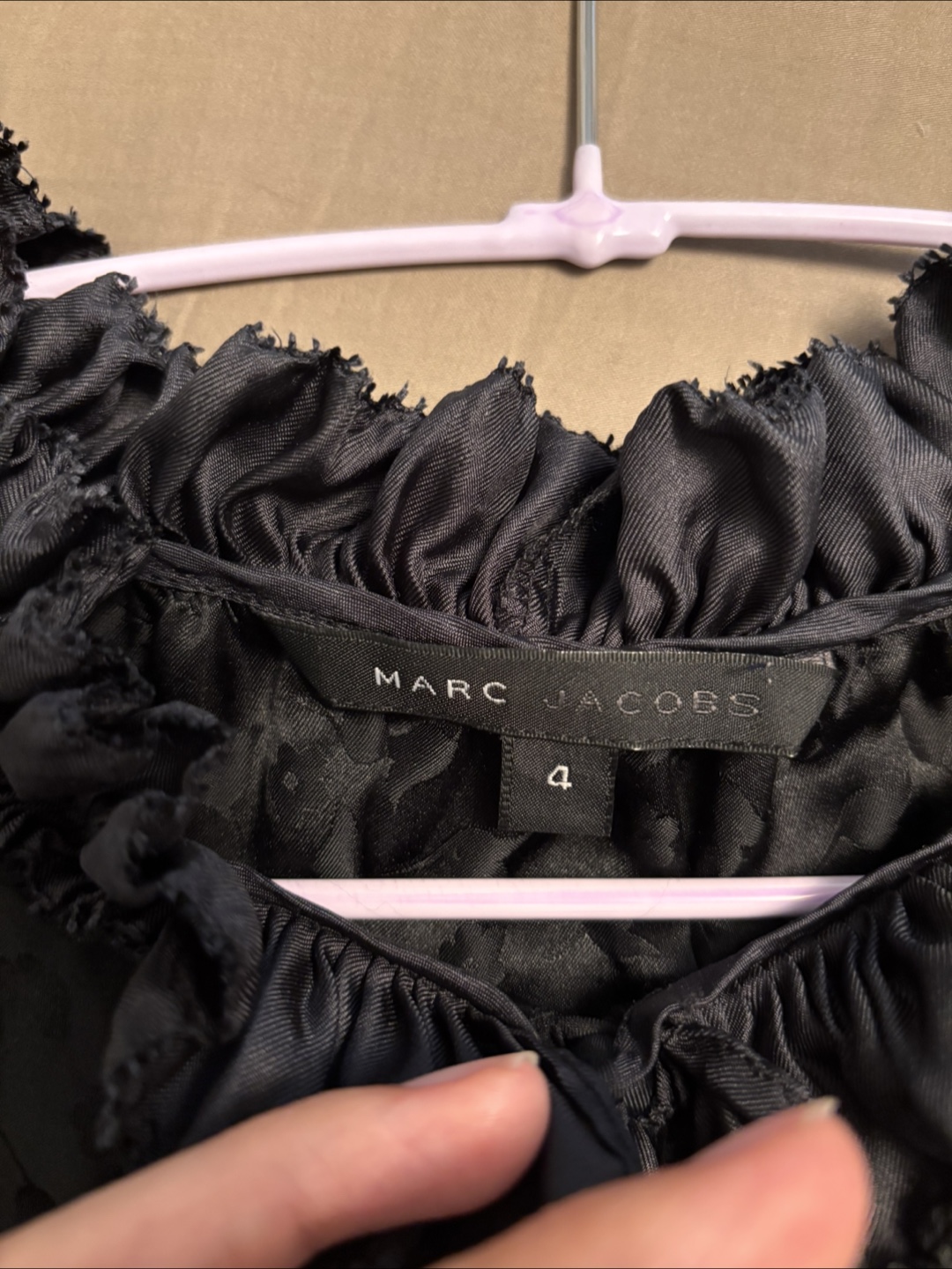 Marc Jacobs Black silk Dress - Size 4 - photo 3
