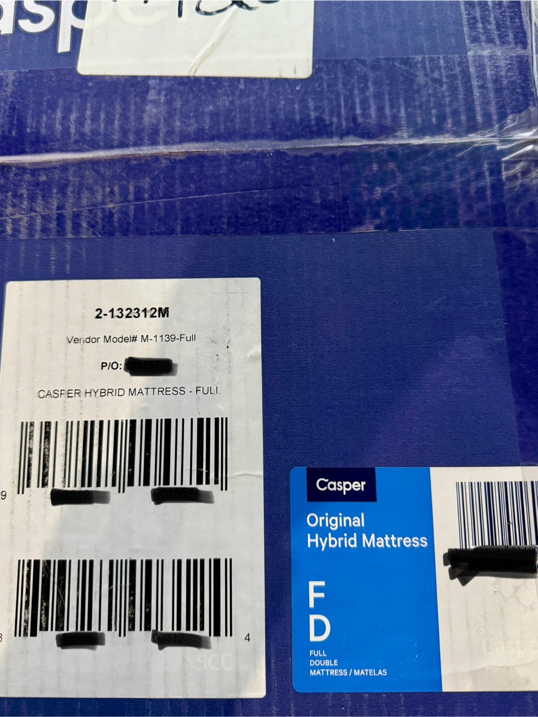 Casper Original Hybrid Mattress - Full Size (Brand New, Sealed) - photo 4