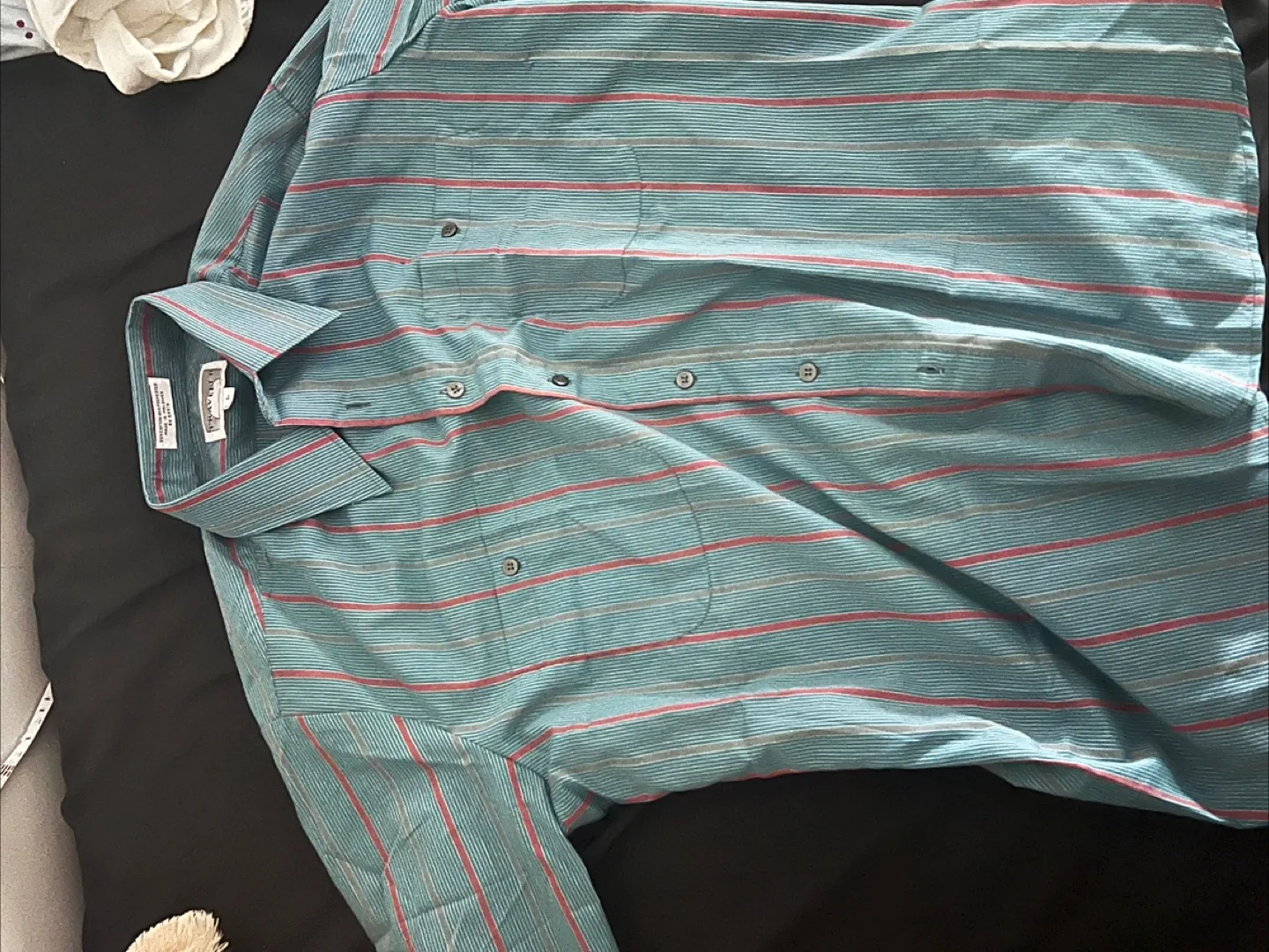 Vintage Izod Men's Striped Button-Down Shirt thumbnail