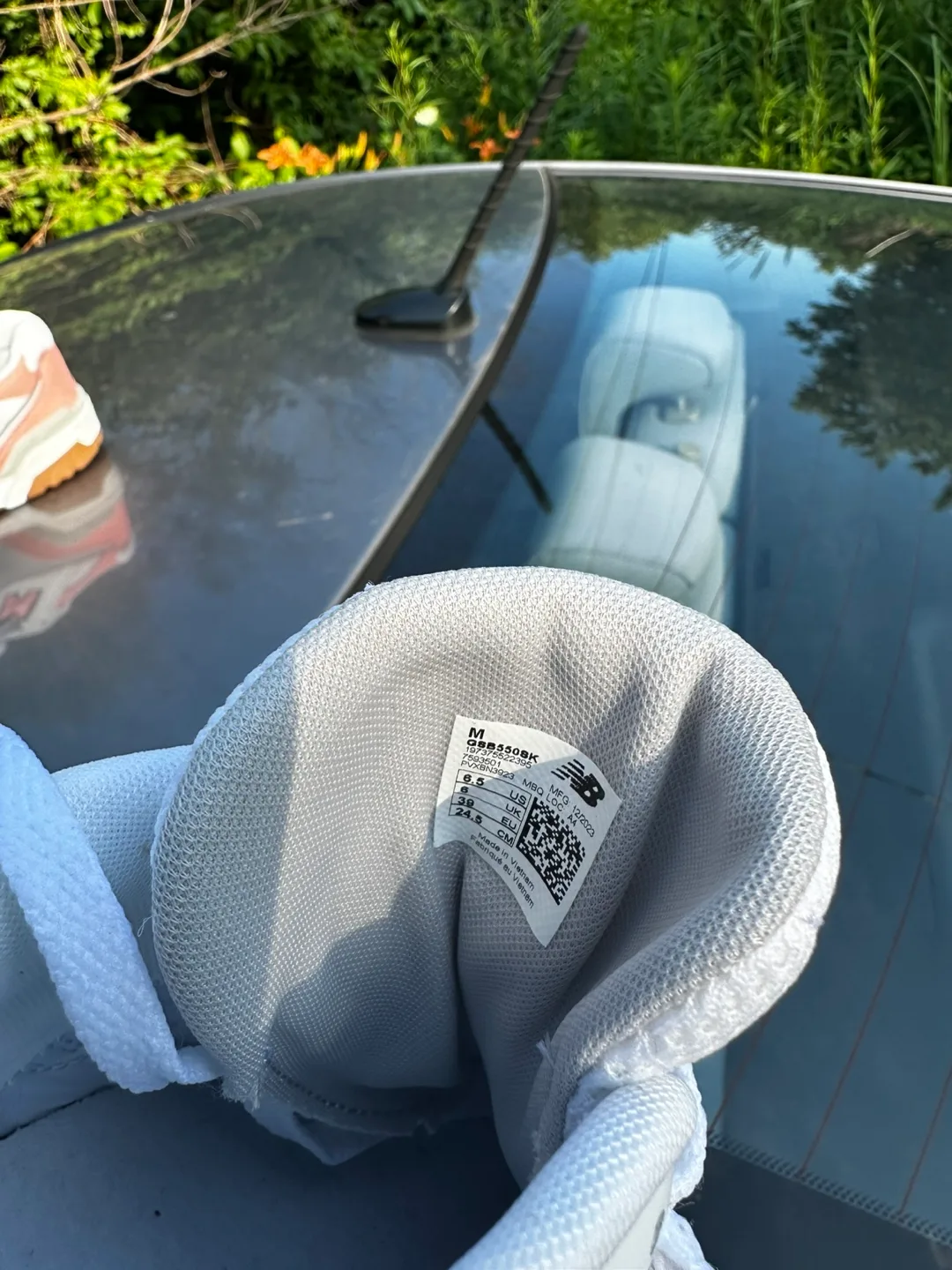 New Balance 550 White/Coral Sneakers image indicator(6)