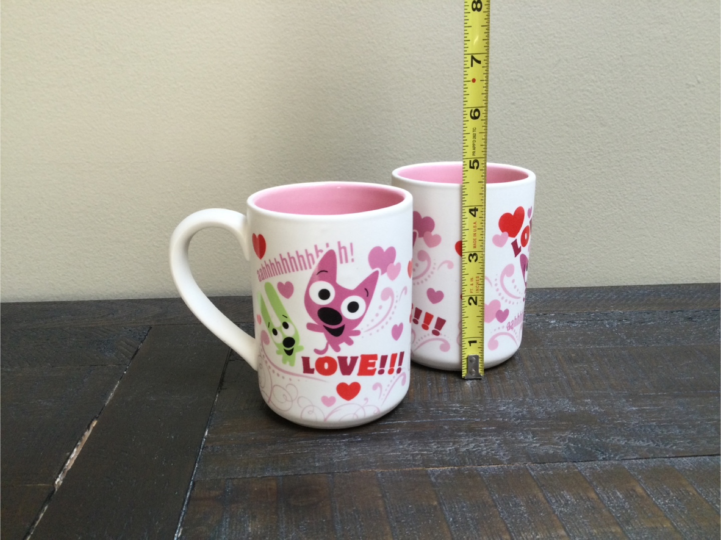 set of Two Hallmark love Mugs - photo 2
