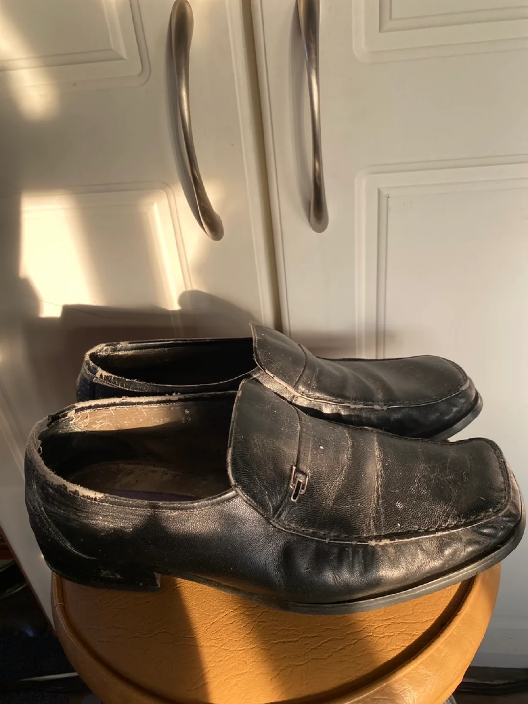 Men's Black Leather Loafers 🇨🇦 image indicator(2)