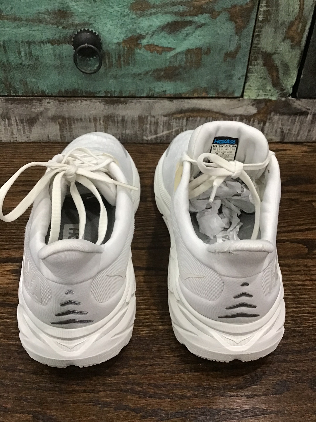 Hoka Clifton 8 Women's Running Shoes - Size 8 White - photo 4