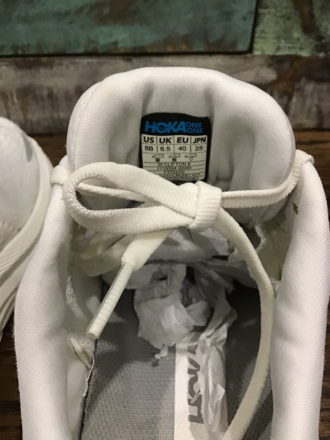 Hoka Clifton 8 Women's Running Shoes - Size 8 White - photo 5