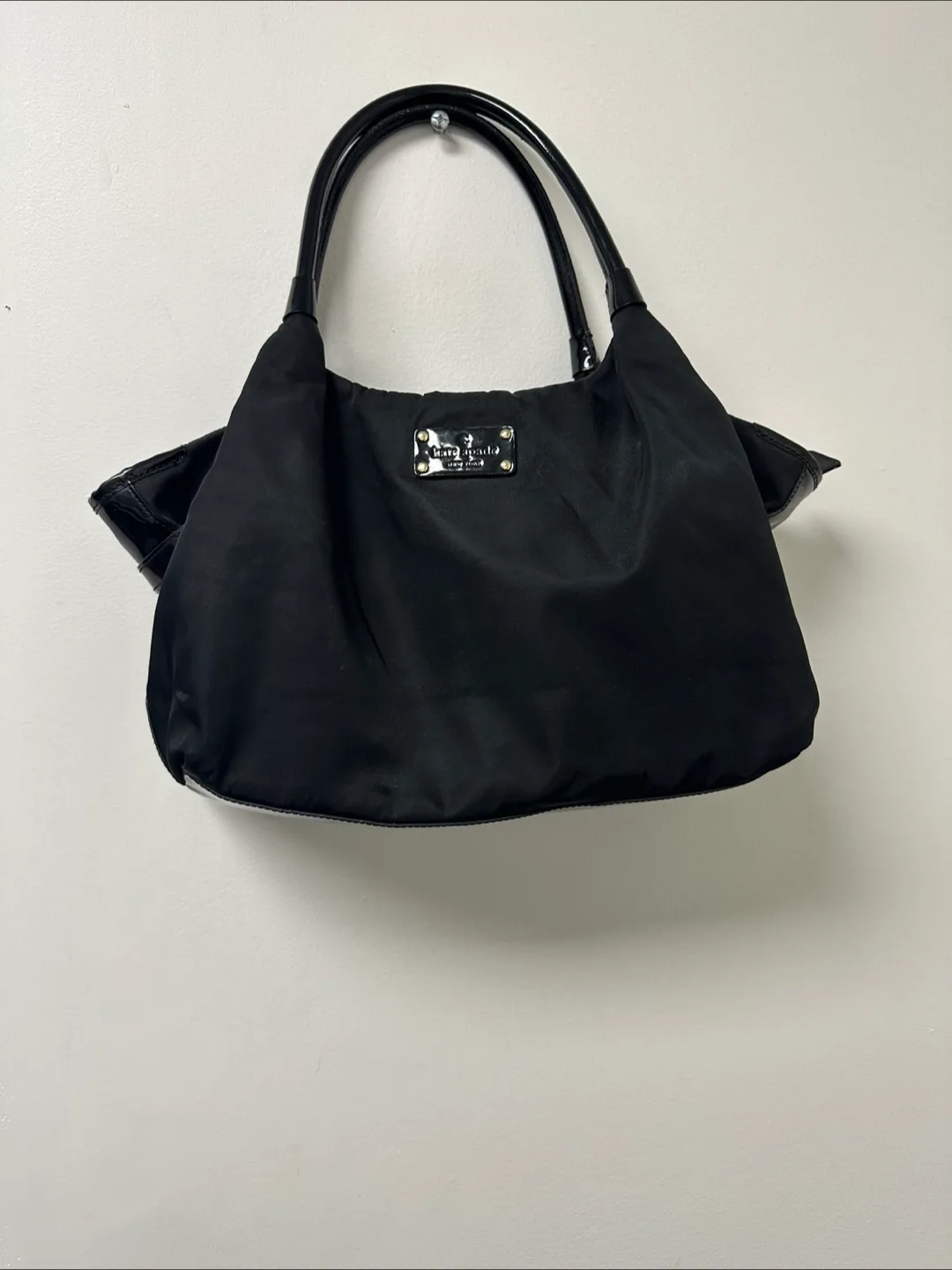 Kate Spade Black Nylon Tote Bag thumbnail