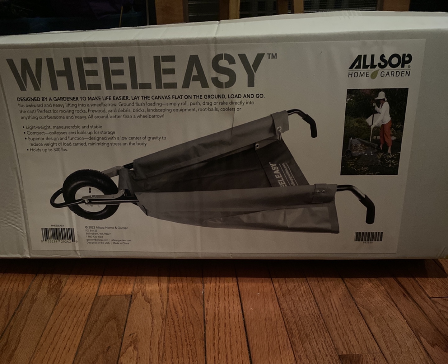 Allsop Home & Garden Wheeleasy Cart - New in Box!