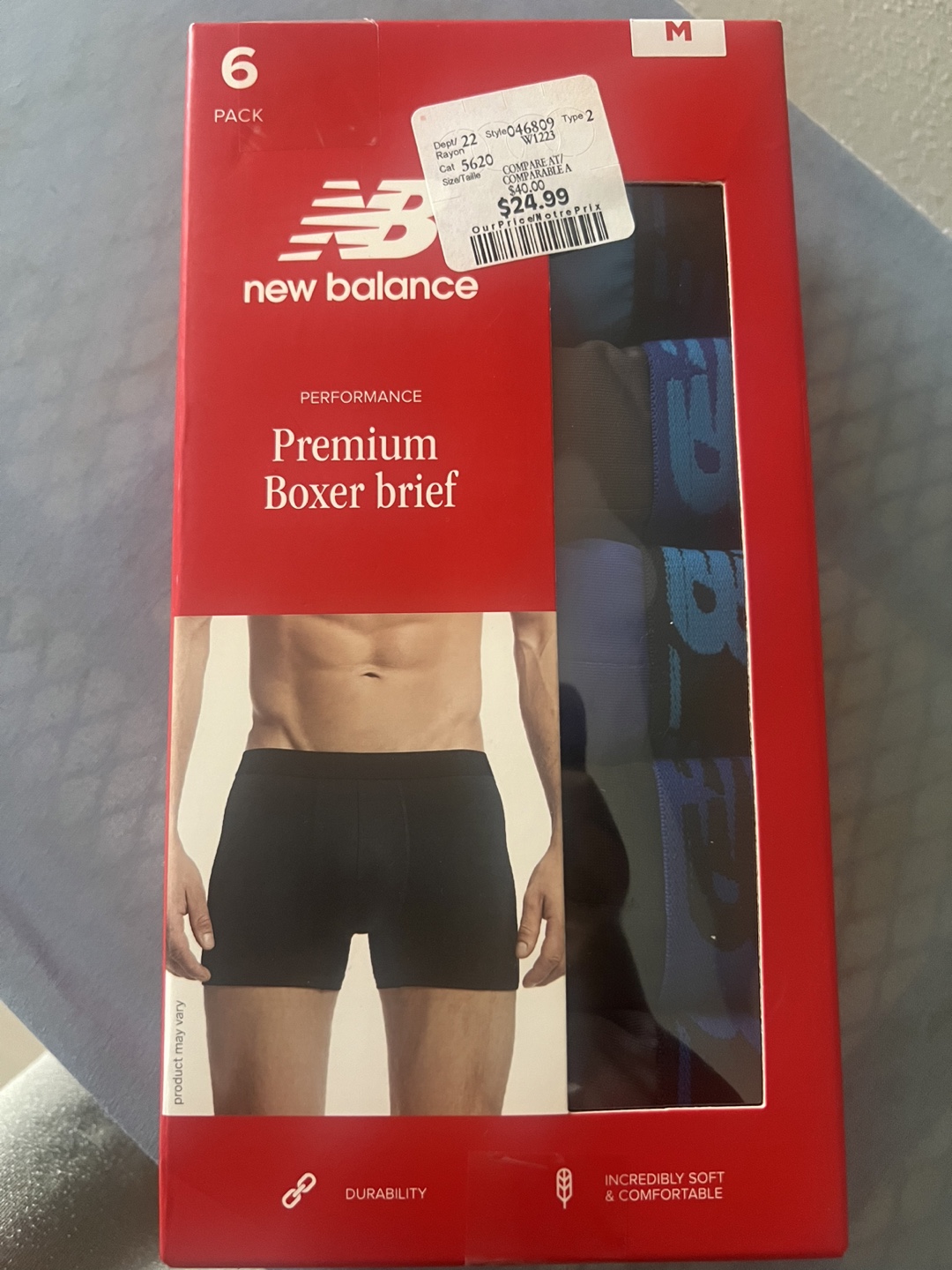 New Balance Premium Boxer Briefs - Size M