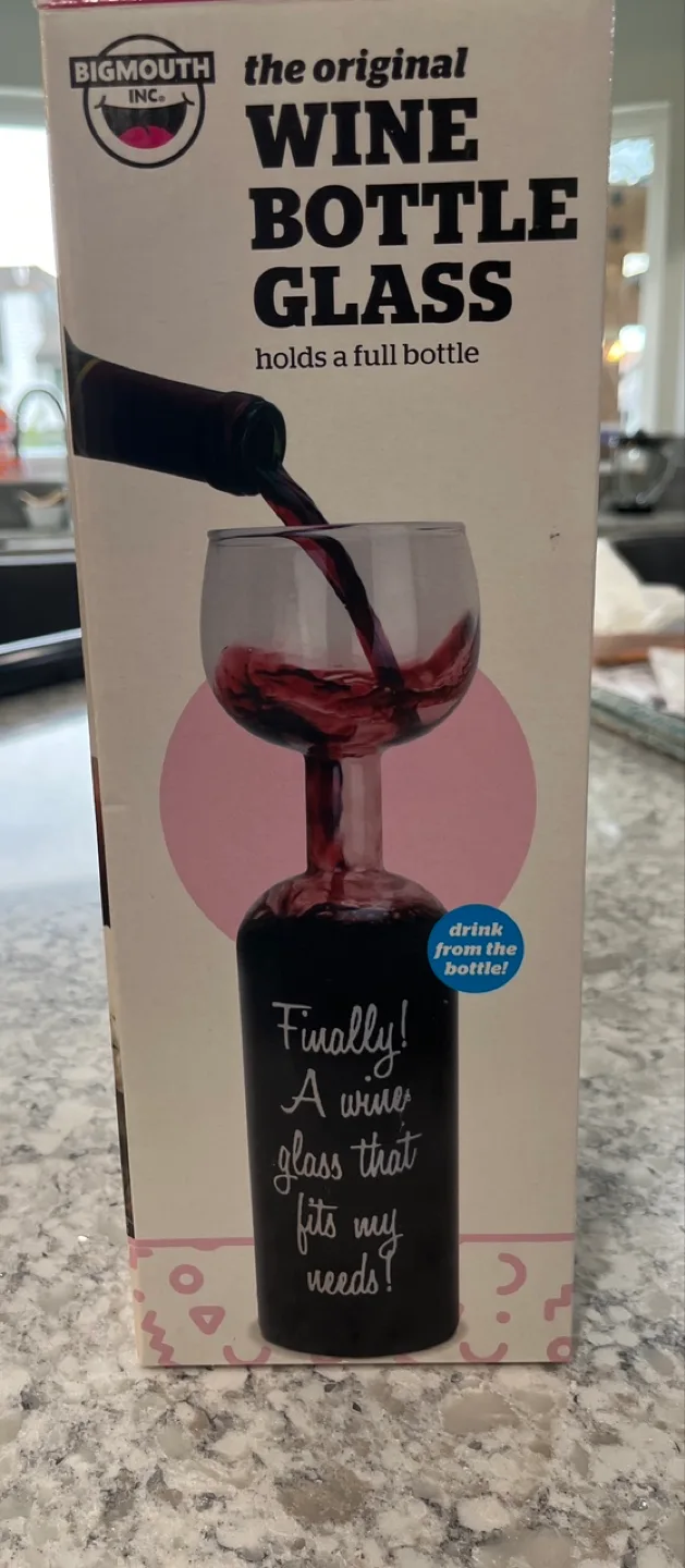 Wine Bottle Glass #freecycle thumbnail