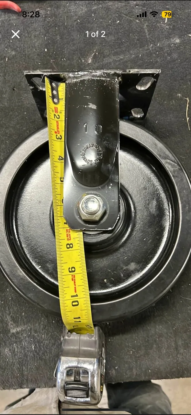 Black Industrial Caster Wheel thumbnail