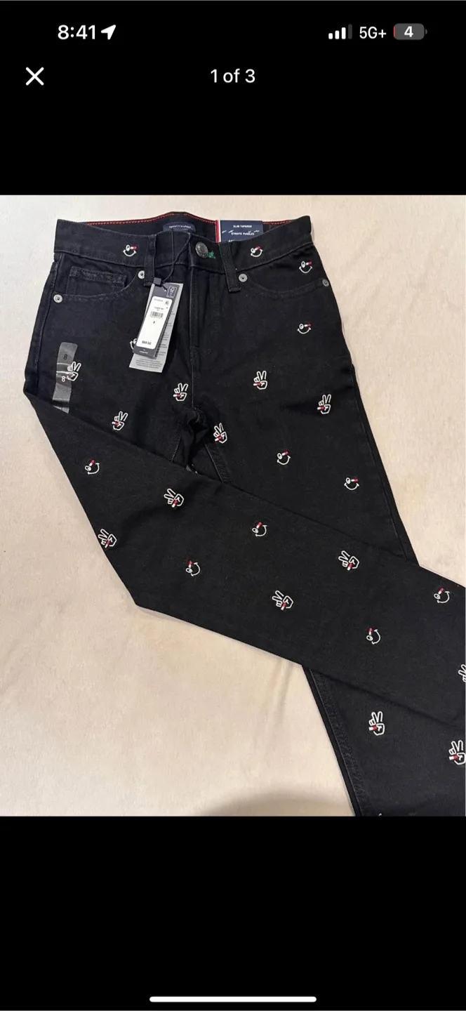 Tommy Hilfiger Slim Straight Jeans - Size 8 thumbnail