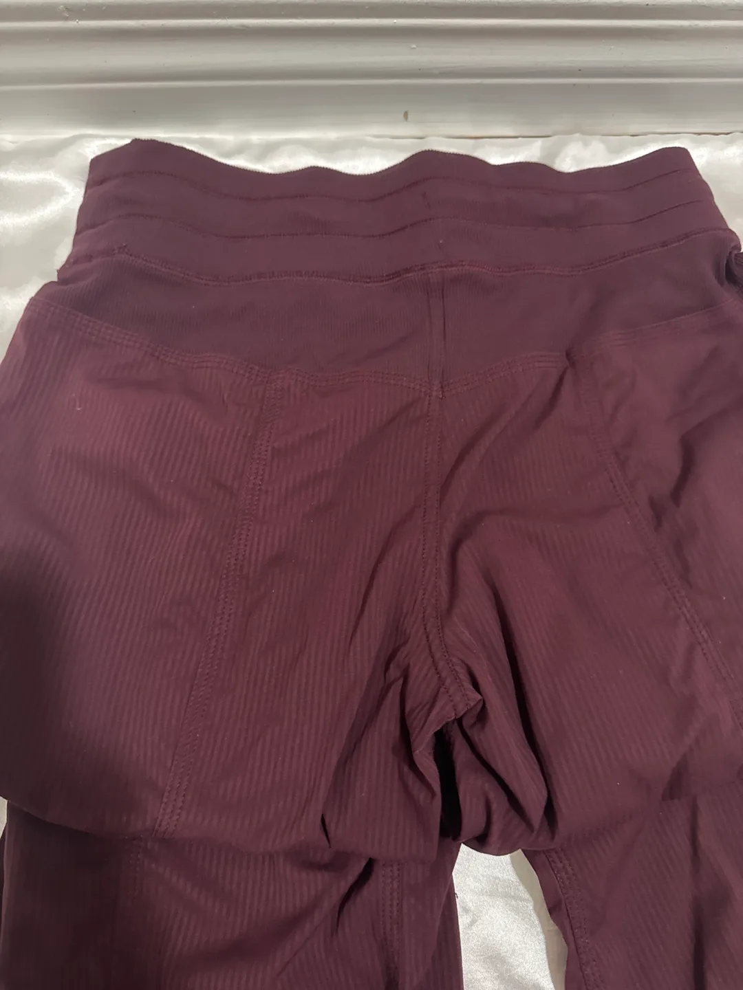 Lululemon Burgundy Jogger Pants image indicator(5)