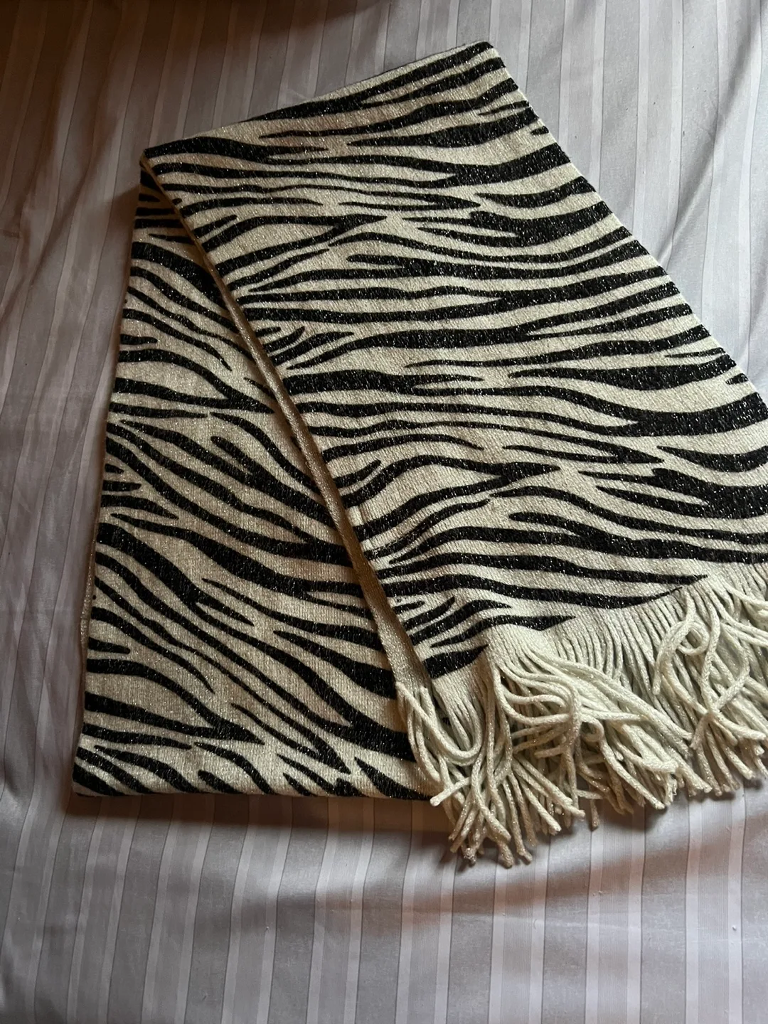 Bebe zebra print scarf - NEW thumbnail