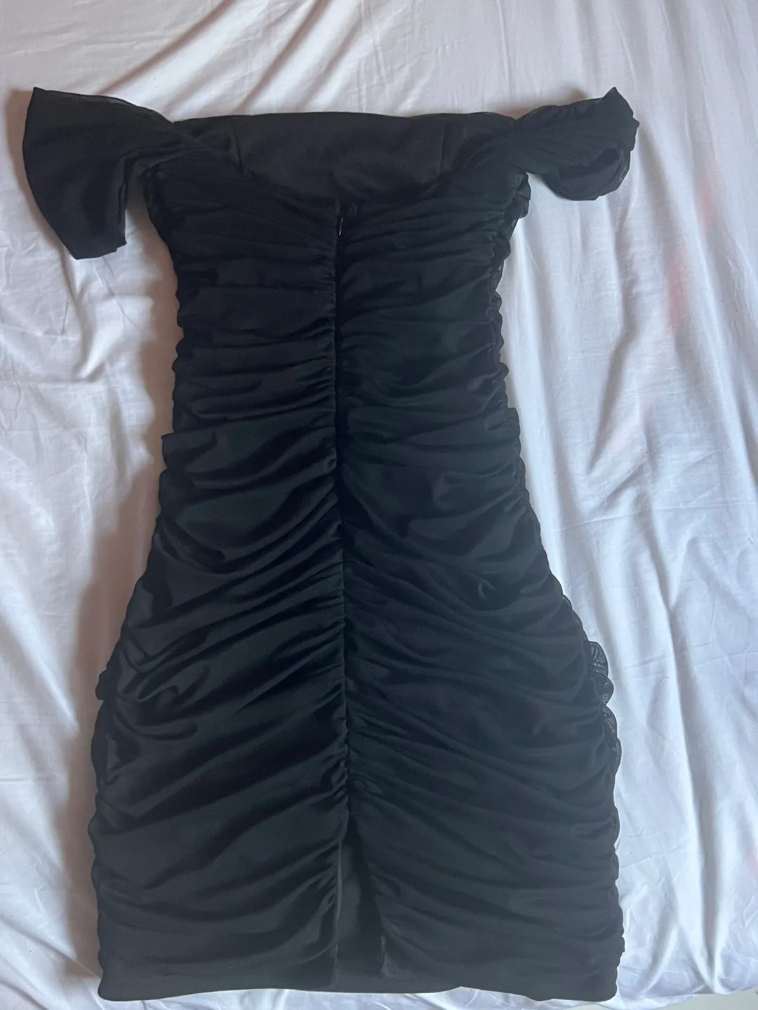 Honey Woven Pink Black Dress - Size M image indicator(2)