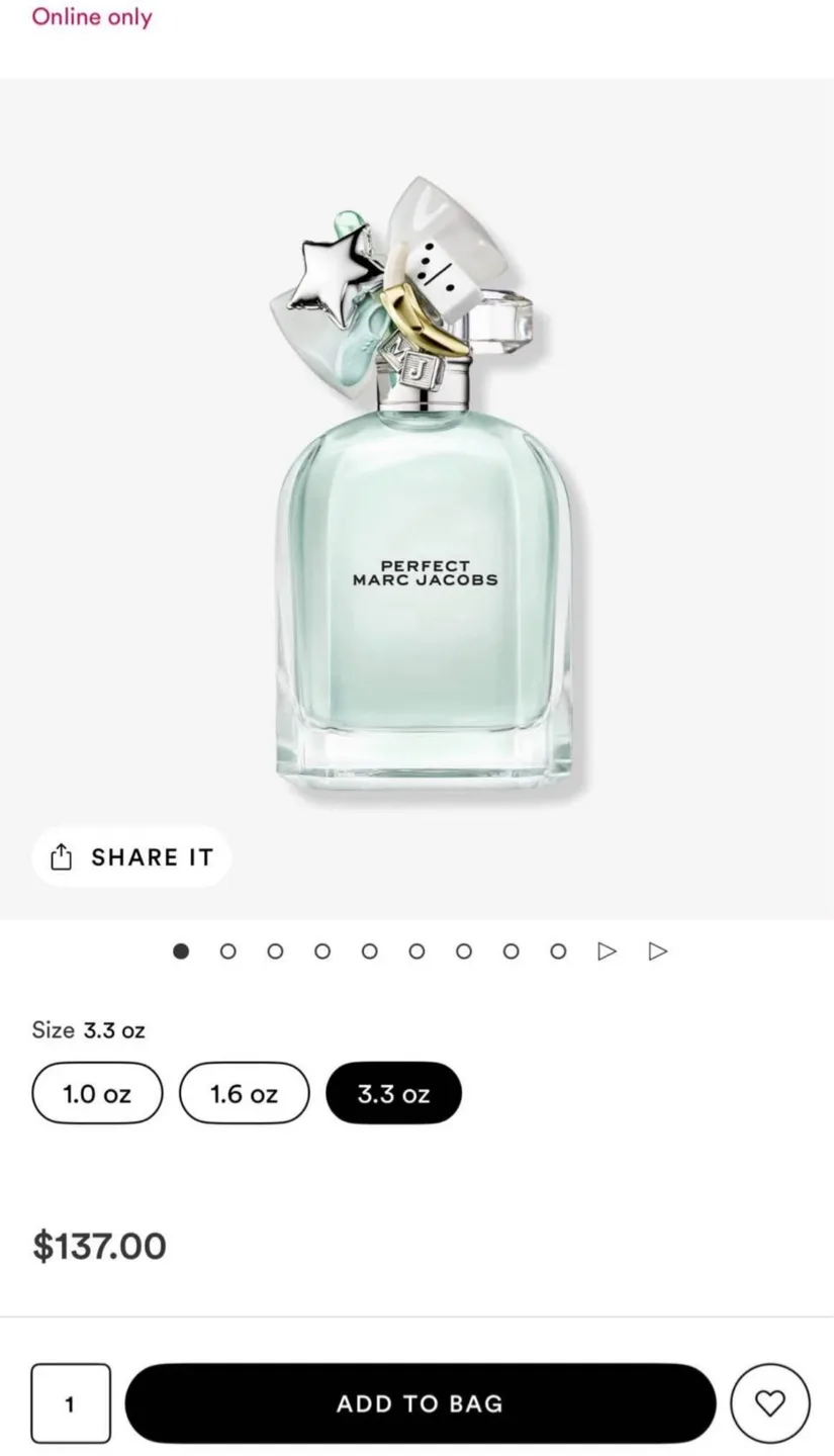 Marc Jacobs Perfect Eau de Toilette 3.3 oz image indicator(2)