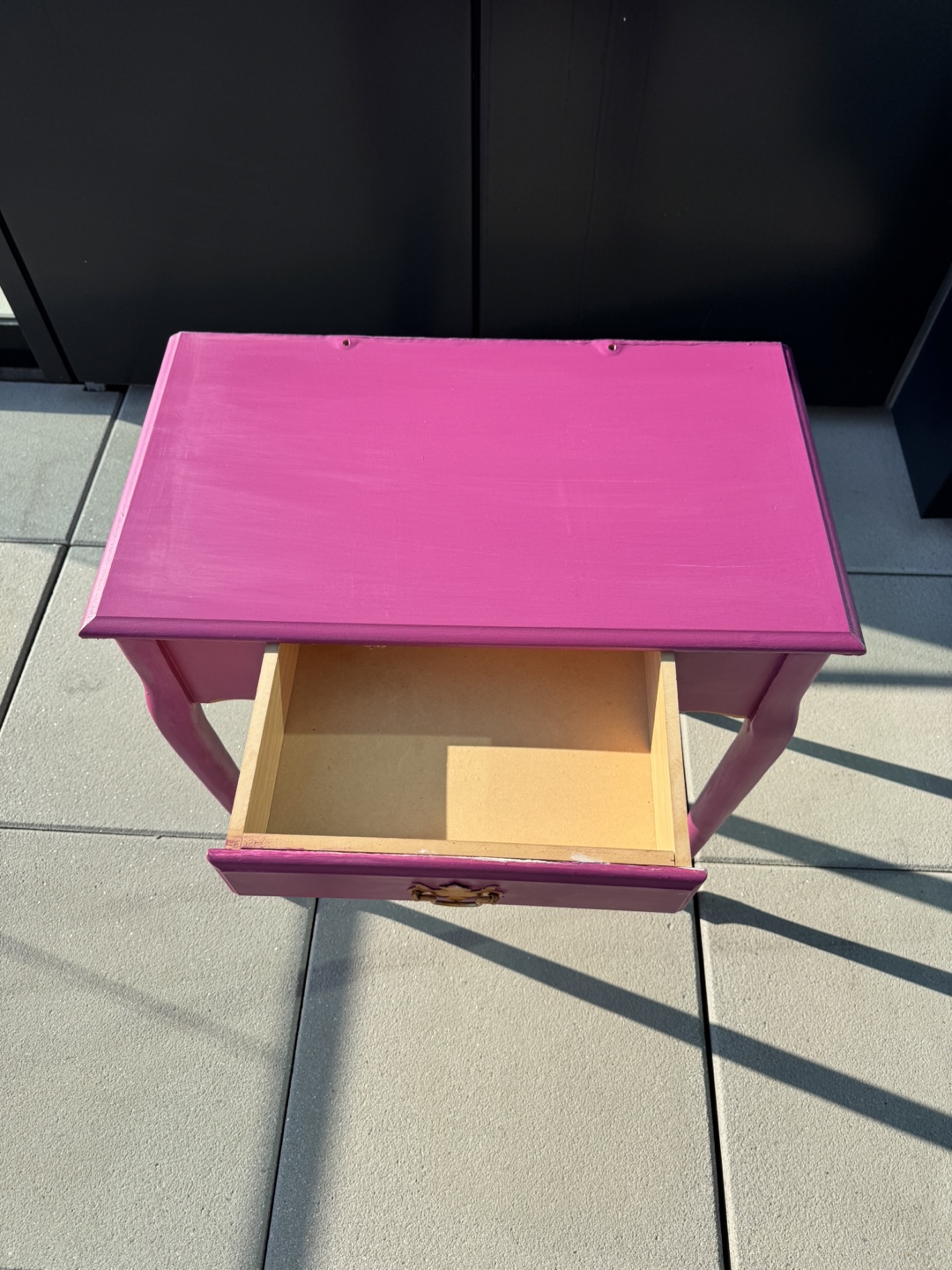 Vintage Pink Painted Side Table - photo 4