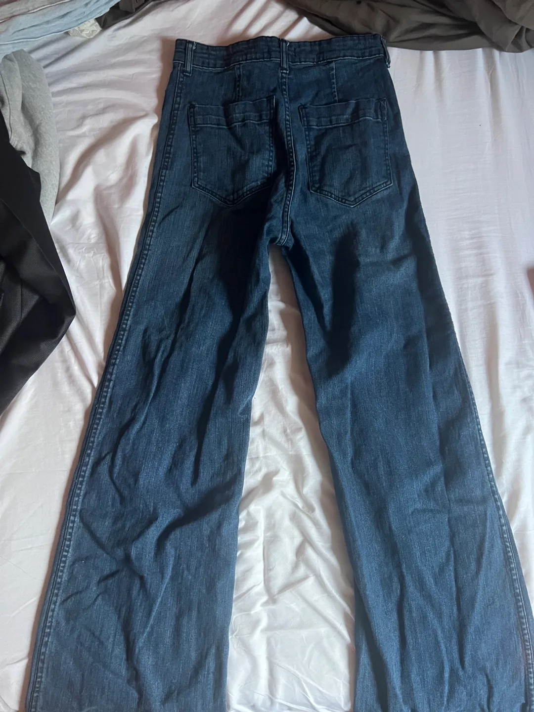 Garage Denim Wide Leg Jeans - Size Large image indicator(5)