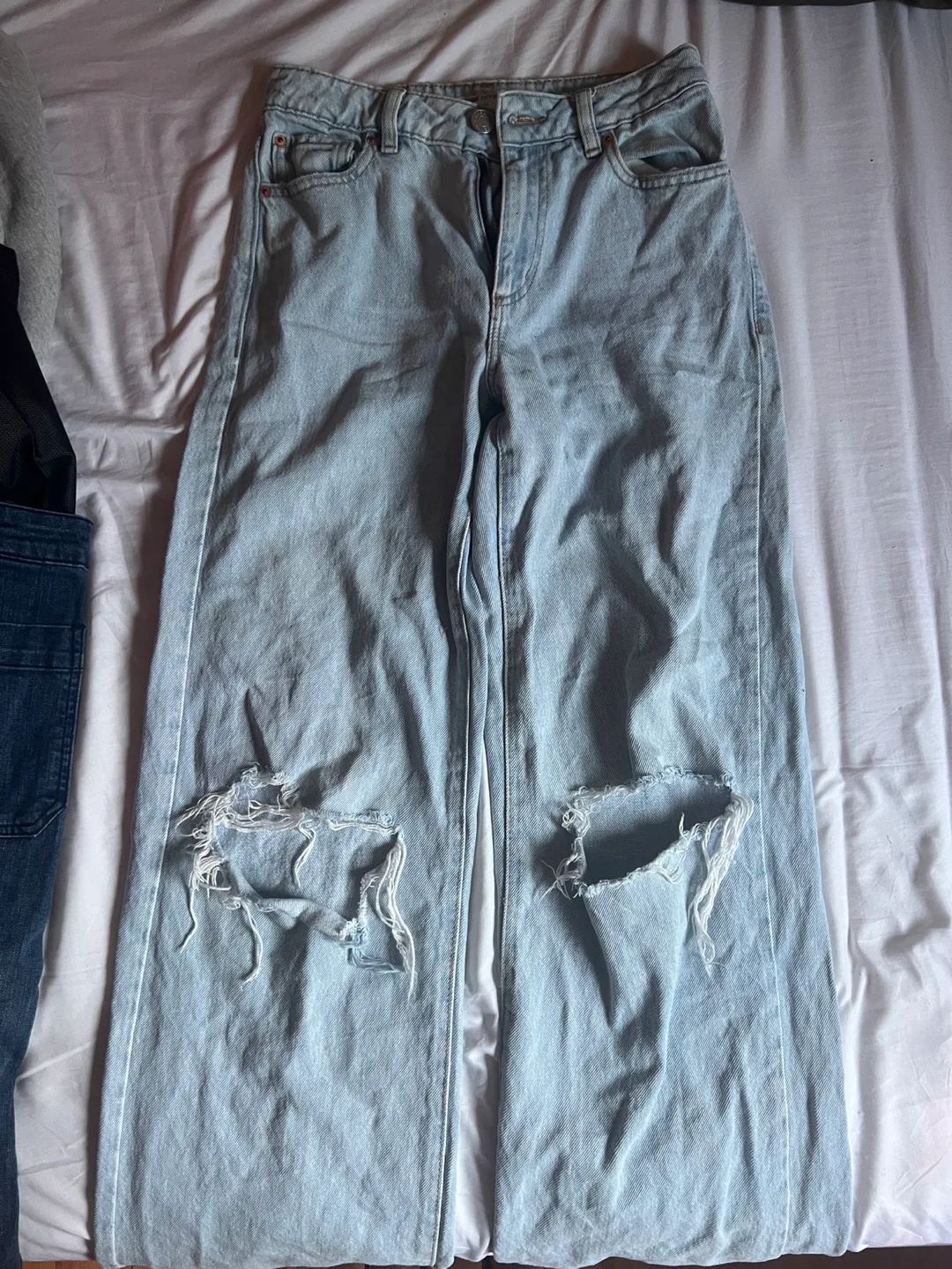 Garage Denim Wide Leg Jeans - Size Large image indicator(2)