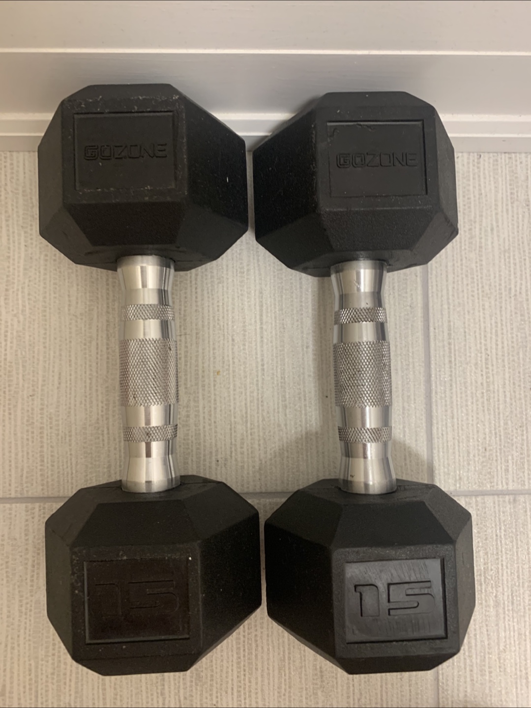 GoZone 15 lb Dumbbell Set - photo 2