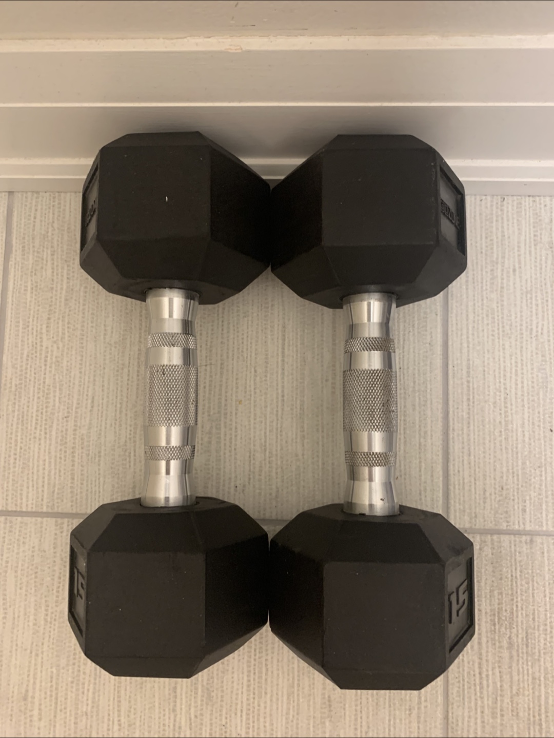GoZone 15 lb Dumbbell Set