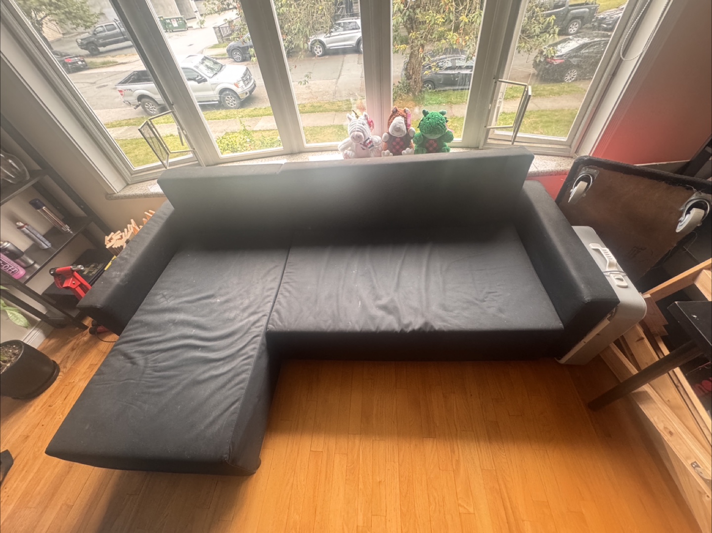 Black Modular Sectional Sofa