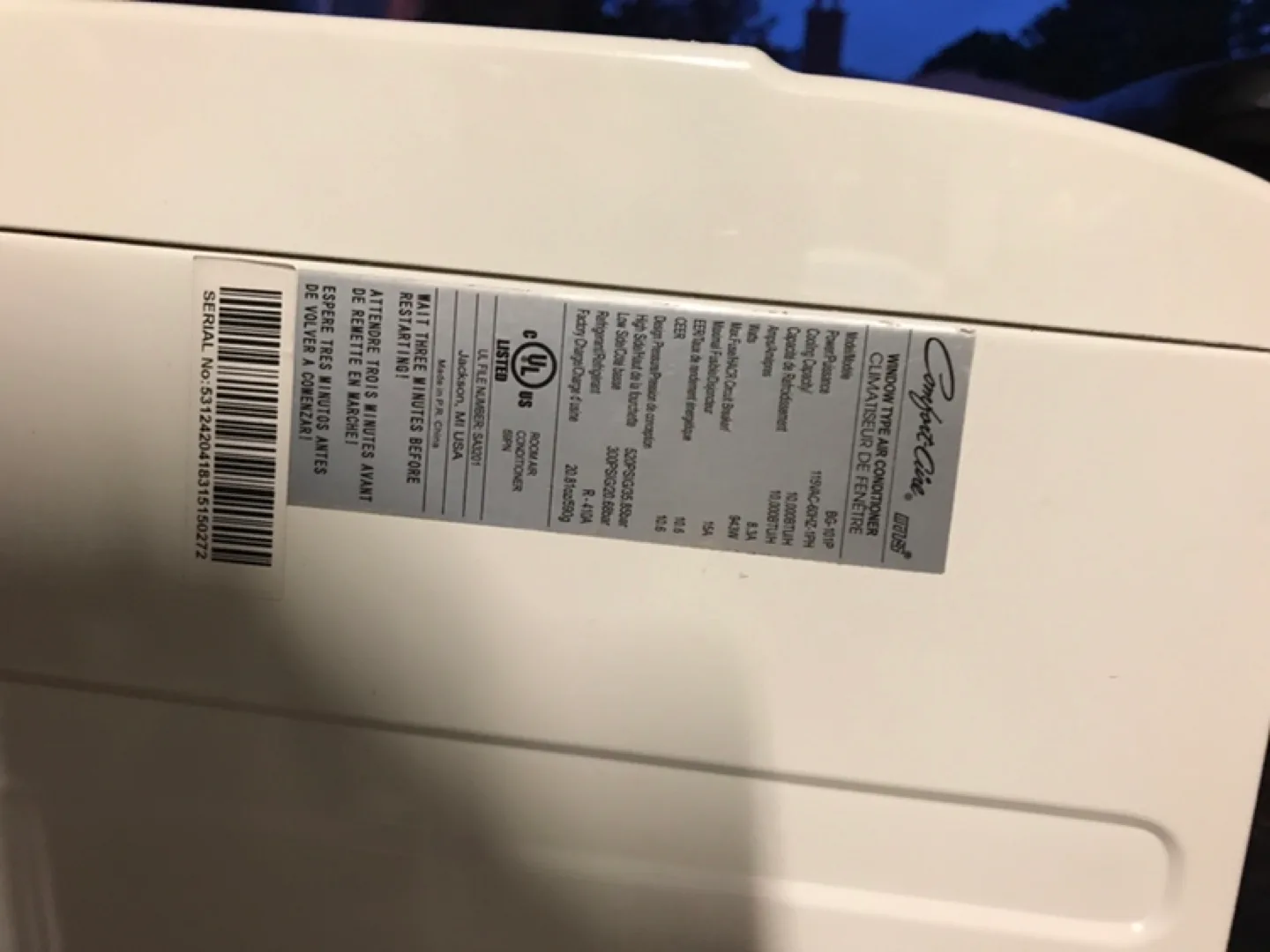 LIKE NEW Air Conditioner 10 000 btu image indicator(4)