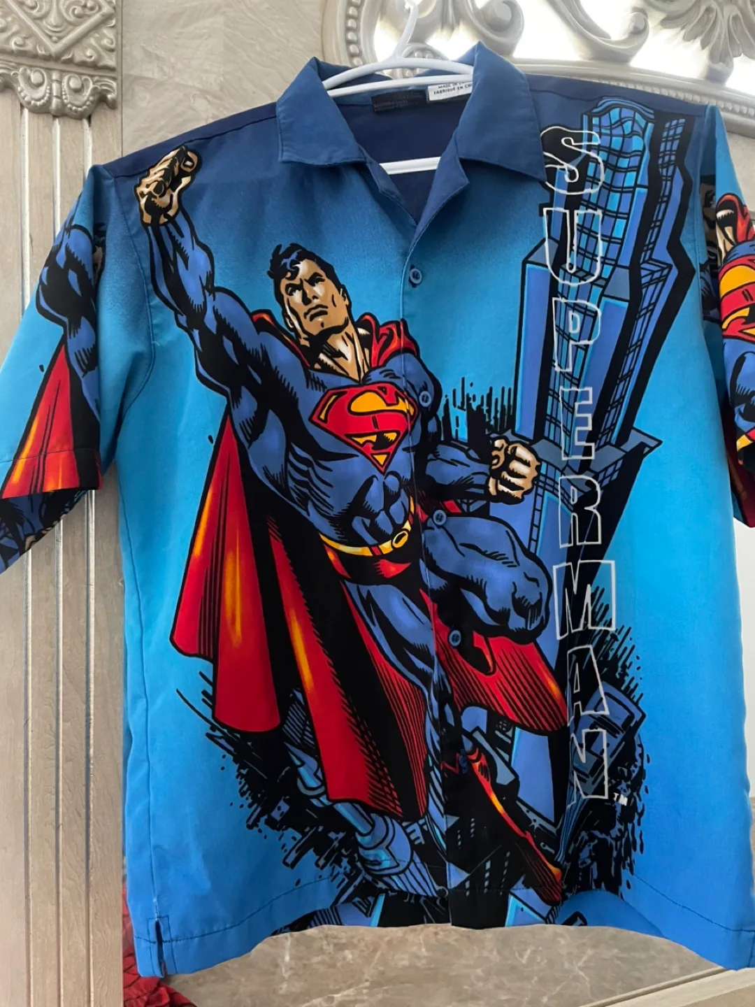 Warner Bros Superman & Spiderman Shirt - Size L image indicator(4)