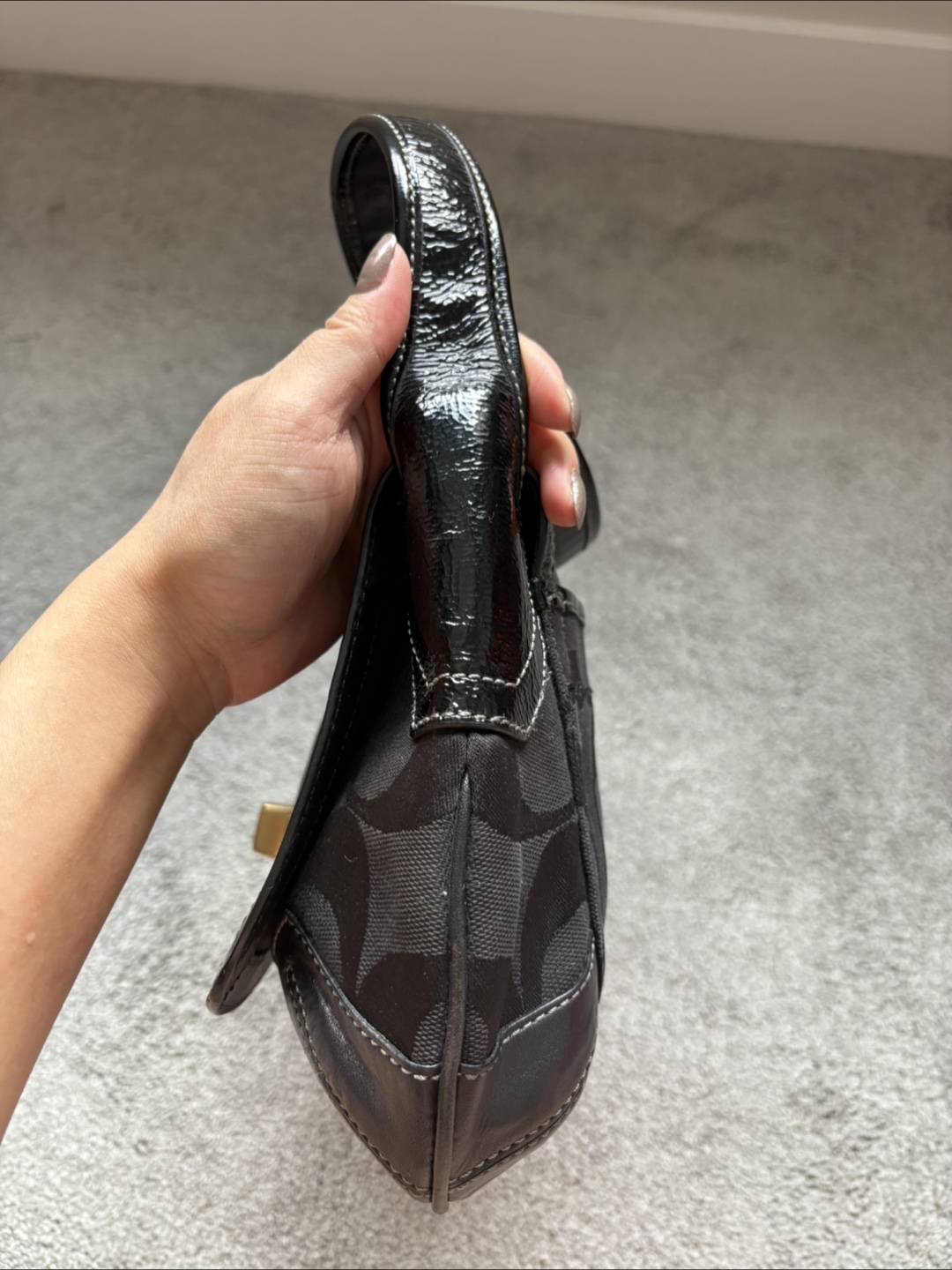 Coach Black Signature Hobo Bag - photo 3
