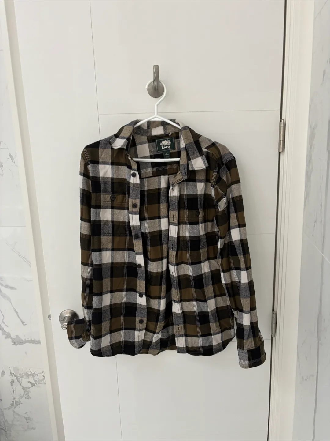 Roots Flannel Shirt BRAND NEW NEVER WORN thumbnail