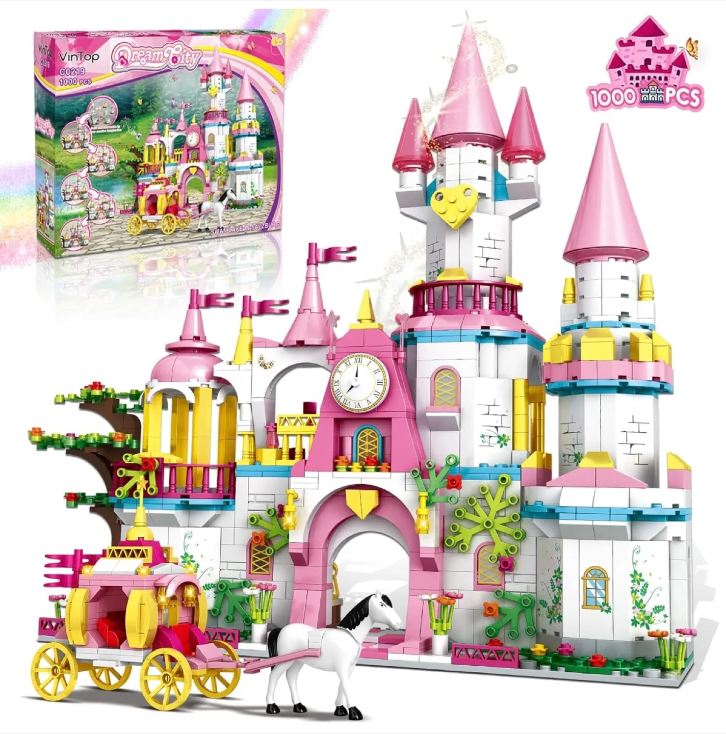 VINTOP Dream Castle 1000 PCS Building Toy thumbnail