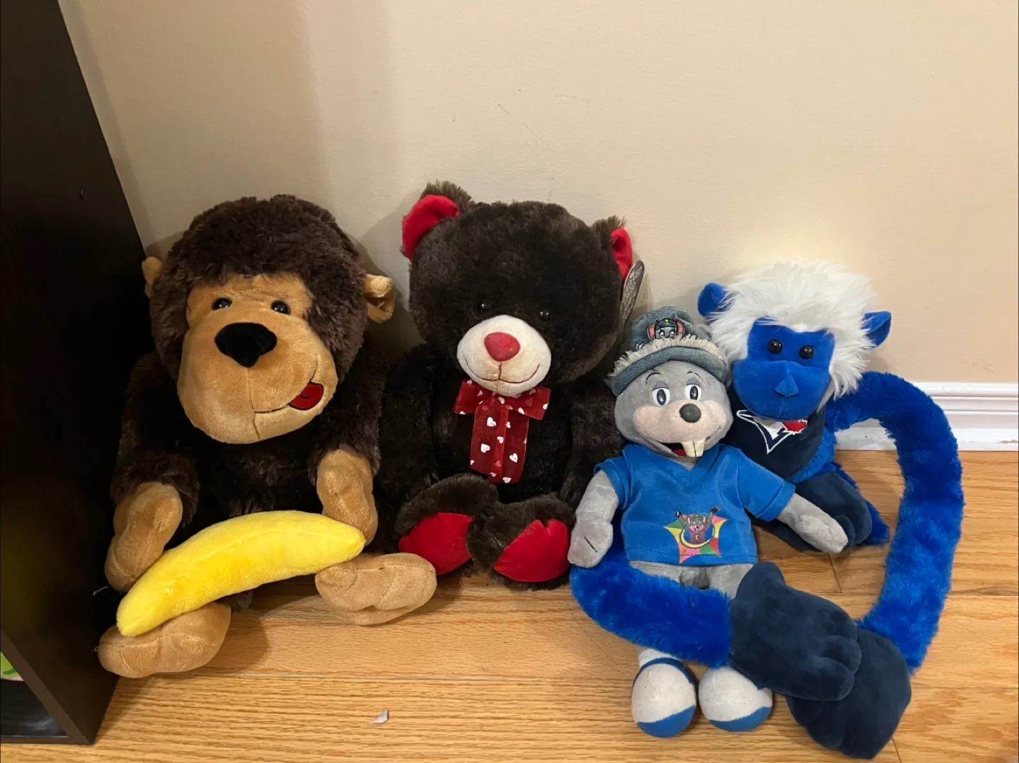 Assorted Plush Toys - Monkey, Bear, and More! thumbnail