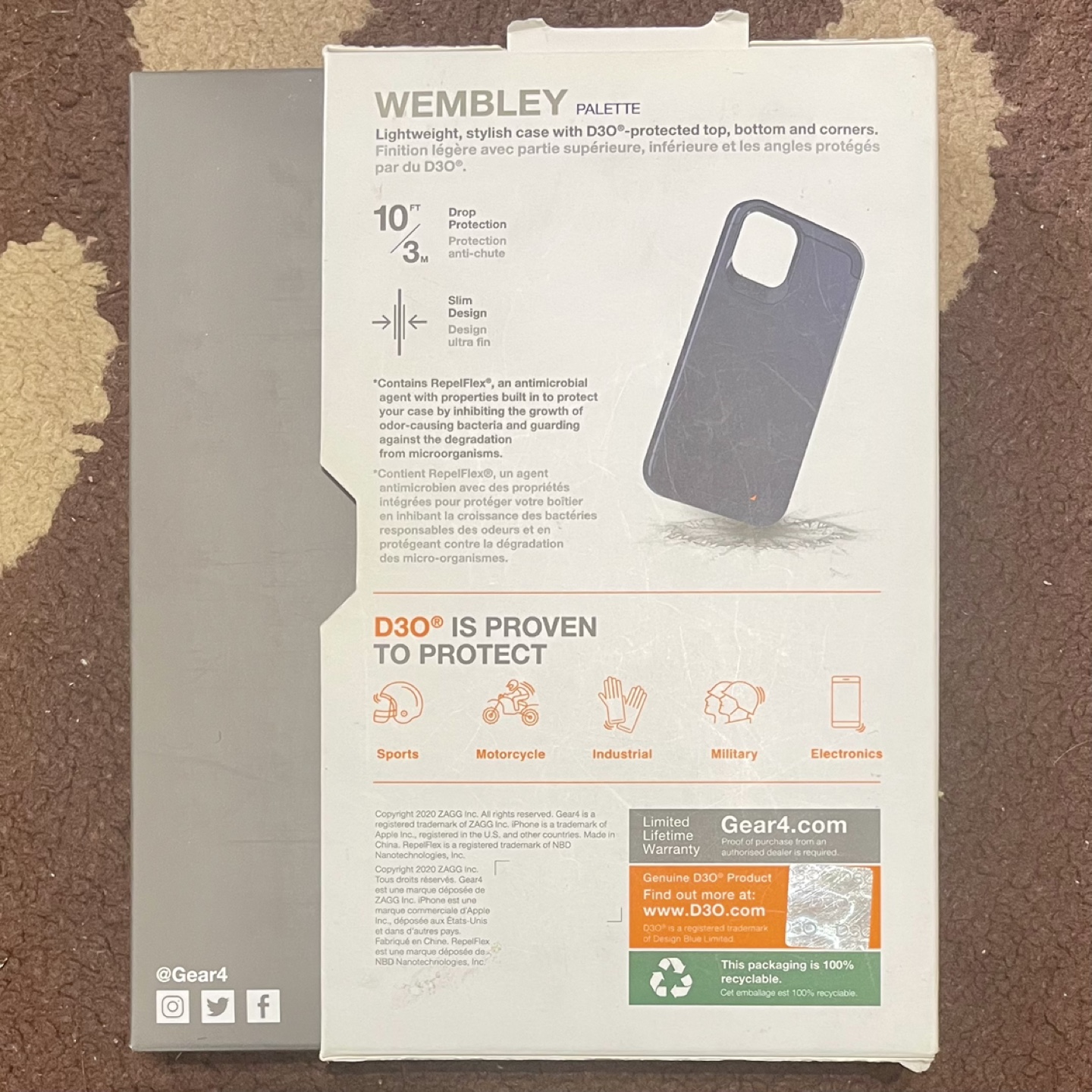 💎 Gear4 D3O Shockproof Case – iPhone 12 / 12 Pro – $15 - photo 2