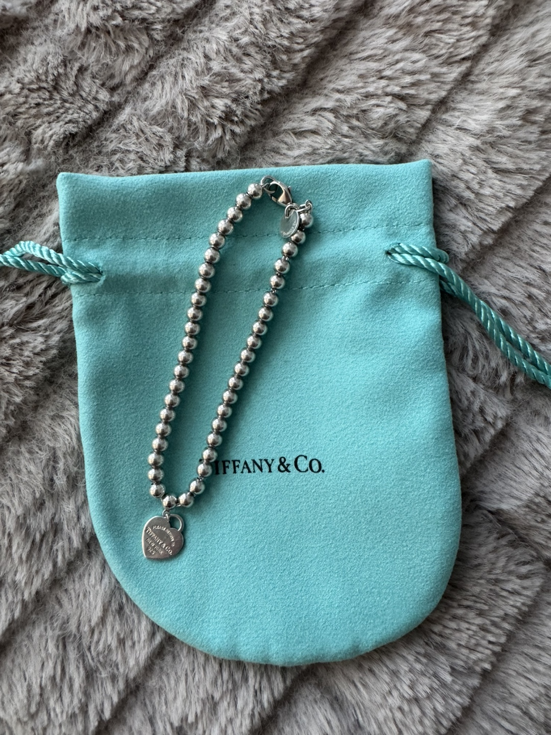 Tiffany & Co. Bead Bracelet with Heart Tag - photo 2