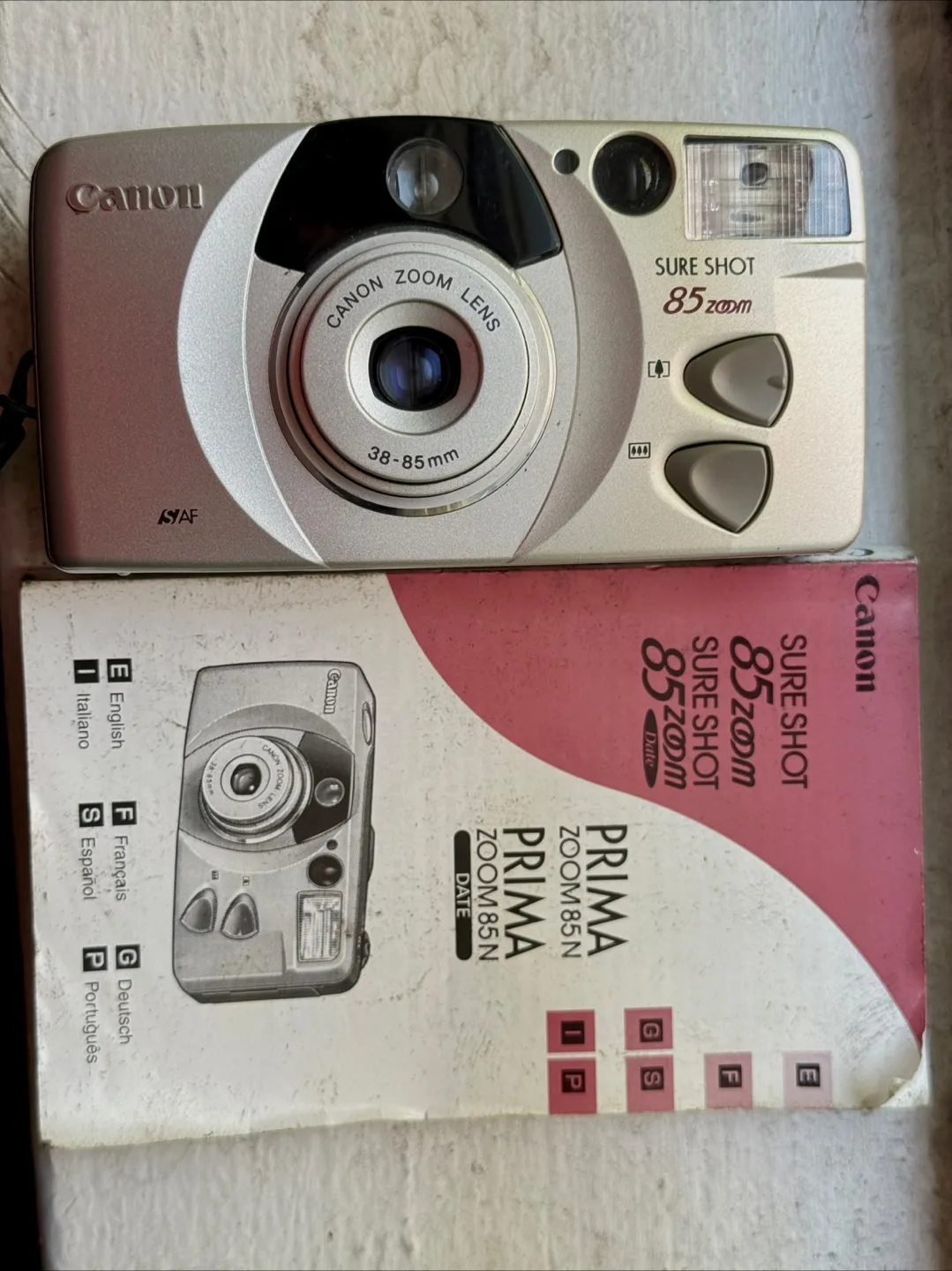 Canon Sure Shot 85 Zoom Film Camera thumbnail