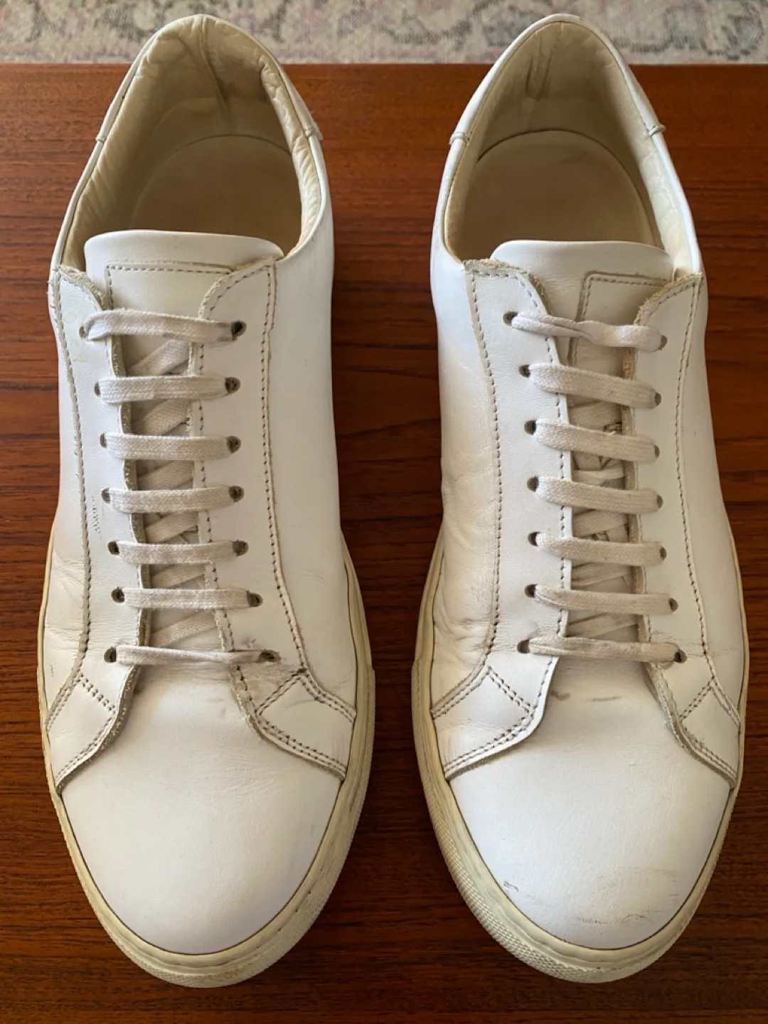 White Leather Sneakers thumbnail