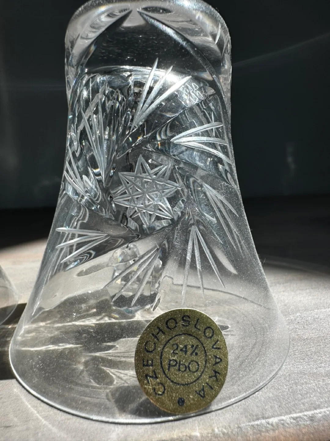 Czechoslovakia Crystal Bells - Set of Two image indicator(4)