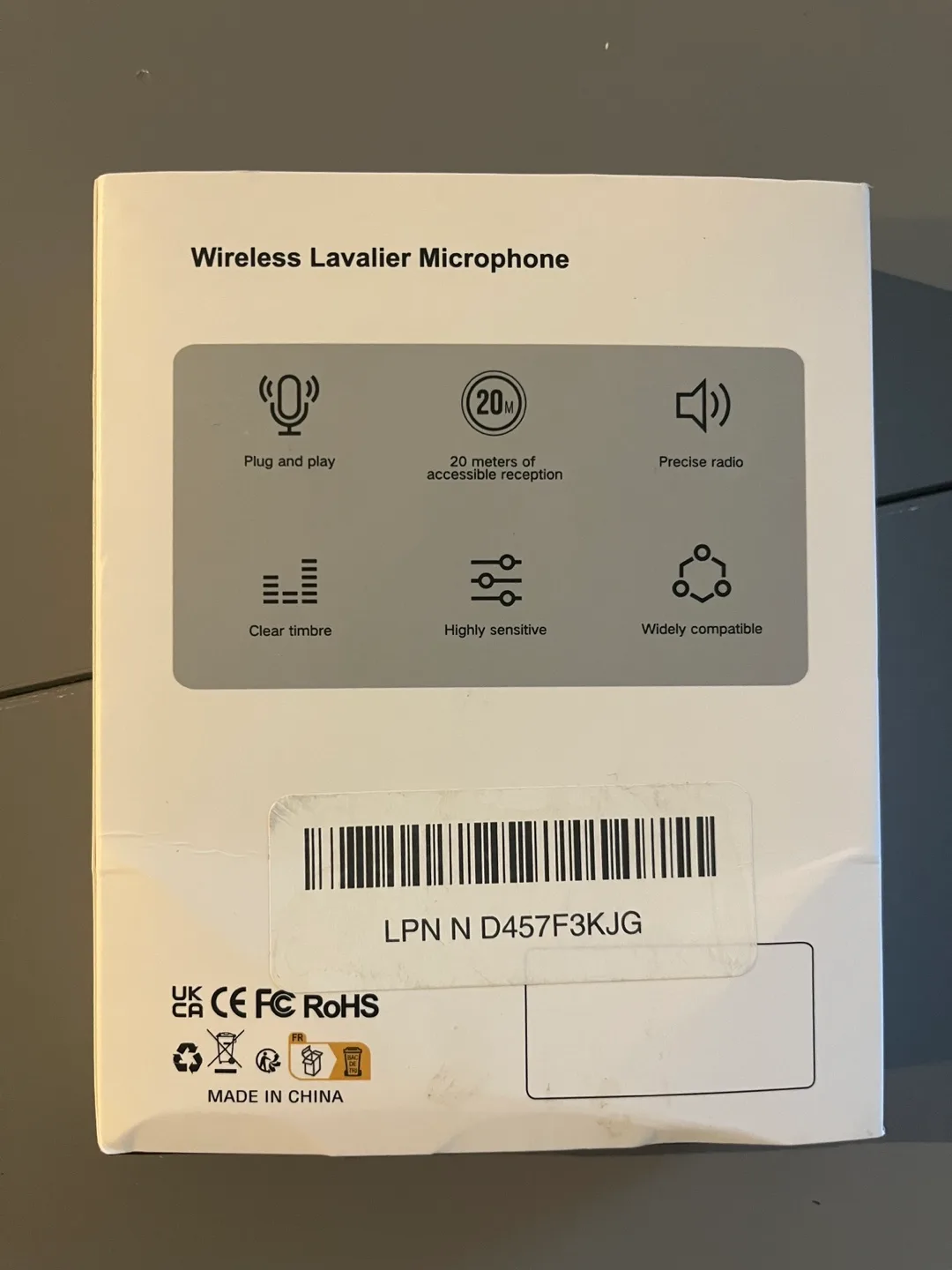 Wireless Lavalier Microphone image indicator(2)