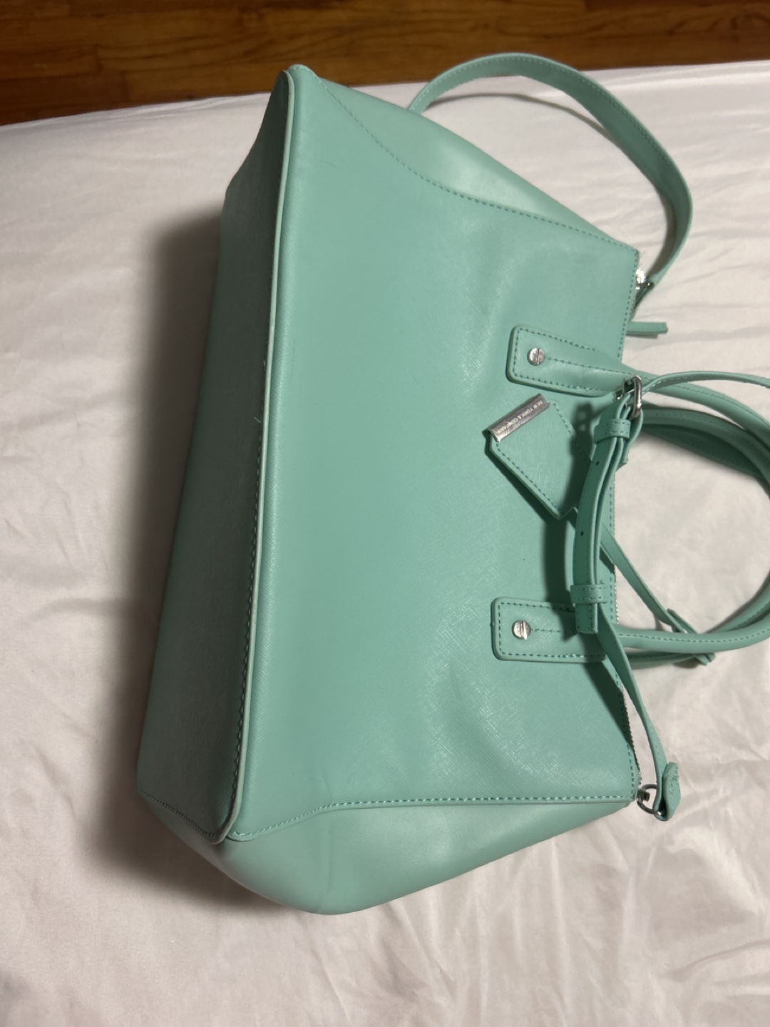 New York & company Light Green Handbag