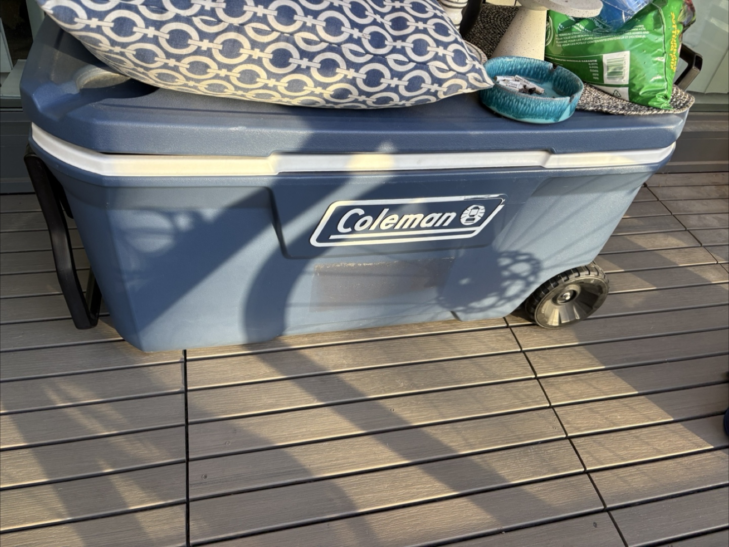 Coleman Wheeled Cooler - Blue - photo 2