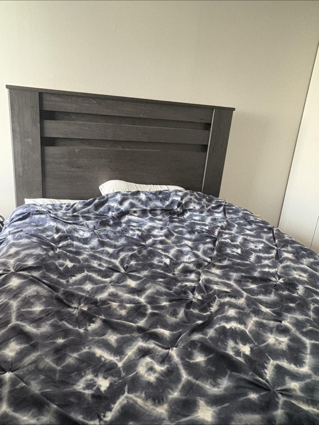 Queen Size Bed Frame - Dark Brown